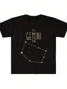 It's A Gemini Thing Softstyle T-Shirt'-- Funny Printed Casual T-Shirt, 2936% Cotton, Round Neck, Regular Style, Perfect Valentine's Day/Christmas Gift For Your Boyfriend/Husband - 款式2 - 查看 1