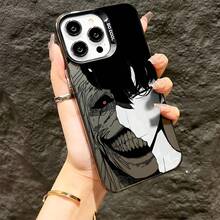 Funda para 16, 15, 14, 13,12, 11 Pro XXR xsmax 8 Plus - Anime Hot Leveling Anticaídas con Respaldo Mate17  17promax - Negro - Ver 2