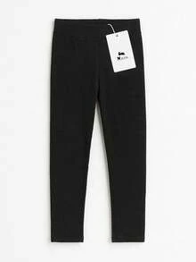 Tween Girls Leggings - Black - View 2
