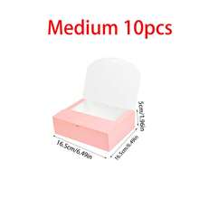10pcs - Pink Gift Boxes With Lids And Ribbons, Suitable For Bridesmaid Invitation Boxes, Wedding Gift Boxes, Birthday Gift Boxes, Baby Shower Boxes, Valentine's Day Gifts, Etc. - Pink - View 14