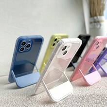 Transparent Phone Case With Luxury Stand, Fit For IPhone 14, 13, 12 Pro Max And 11 Series