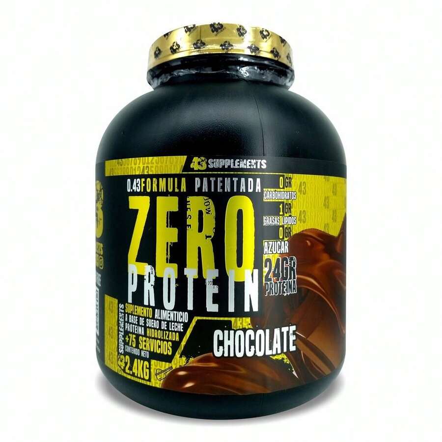 43 Proteina Zero Hidrolizada 2.4 Kg Chocolate 43 Supplements - Otros - Ver 1