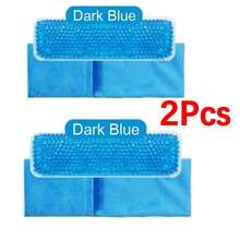 可重复使用的冷热会阴冷却垫，配有柔软的 PVC 凝胶珠 - 符合人体工程学的圆角和光滑的质地，（蓝色/粉色/紫色）舒缓设计，耐用材料