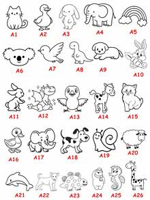 Baberos de silicona personalizados con nombre y patrón (26 opciones de patrones) - Multicolor - Ver 2