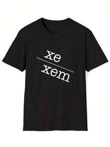 XeXem Gender Ideny Pronoun BTQ+ Inclus Uni Softstyle T-Shirt - Gaya 24 - View 1