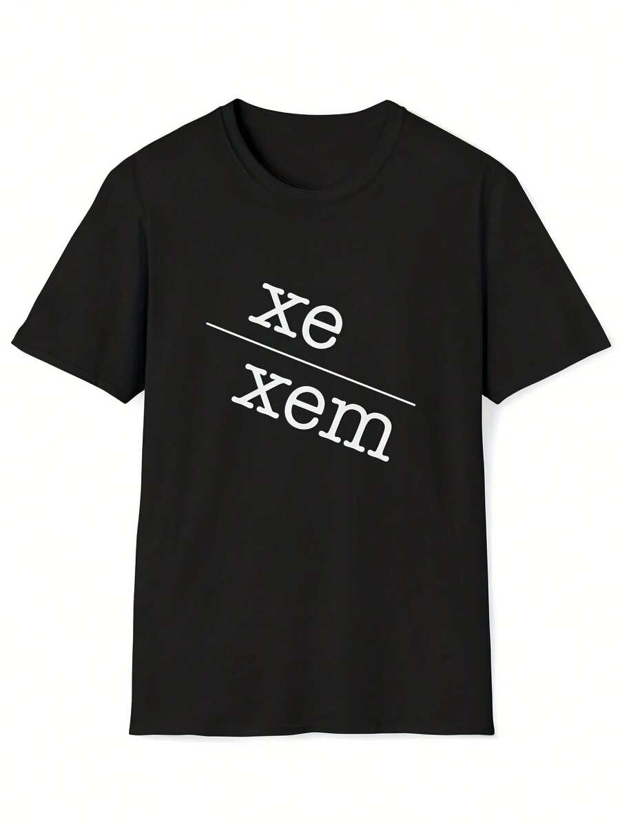 XeXem Gender Ideny Pronoun BTQ+ Inclus Uni Softstyle T-Shirt - Gaya 24 - View 1