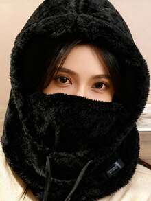 1 chiếc mặt nạ trượt tuyết Balaclava giữ ấm cổ mùa đông, mũ len che tai chống gió khi đạp xe ngoài trời, thích hợp làm quà tặng ngày lễ cho bạn bè và các cặp đôi ấm áp mùa đông - Nhiều màu - Xem 7