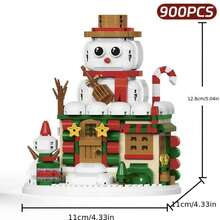 Christmas Santa Claus, Christmas Tree, Train, Snowman Micro Particles Building Blocks, Creative Gift, Reindeer Assembled Blocks - Educational ABS Toy Box Packaging, Best Holiday Gift Room Decoration Christmas,Ornaments Christmas,Adult Building Blocks,Little Houses,Gifts,Christmas Train Set,Christmas,Building Blocks,Christmas Decorations