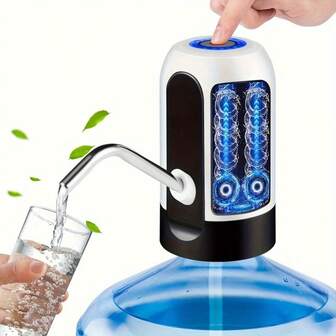 Portable Electric Water Pump, One-Touch Water Dispenser, Automatic Water Drinking Device, Electric Water Pump, Automatic Water Absorption Device, Household Water Dispenser, Water Pump, Suitable For Camping And Picnics