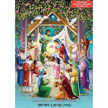 Advent Calendar 2025 Religious With Gourmet Milk Chocolate - 24 Windows Filled With Delicious Chocolate Nativity Story Included Perfect Advent Calendar For Adults - Vermont Christmas Company - 如圖 - 查看 2