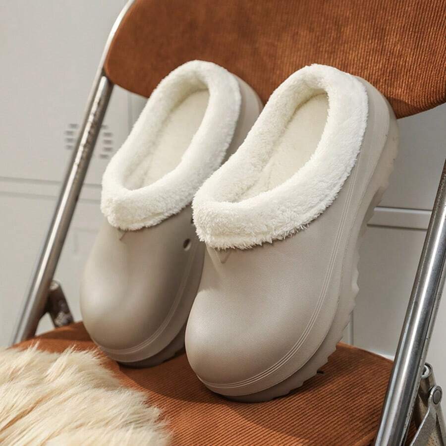 صندل رجالي مريح سميك الوسادة لعام 2025، صندل داخلي دافئ، صندل للأزواج، خريف/شتاء