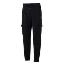 Under Armour Men's Essential Flc Cargo Pant, Black Knit Fleece Training Sweatpants 1380376-001 - Black - View 1