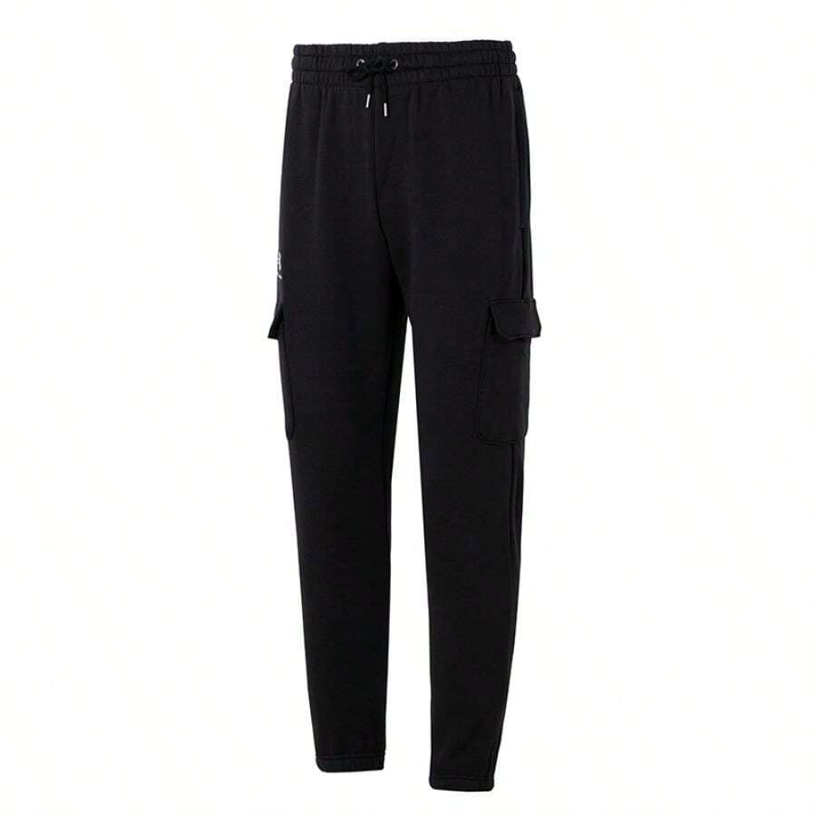 Under Armour Men's Essential Flc Cargo Pant, Black Knit Fleece Training Sweatpants 1380376-001 - Black - View 1