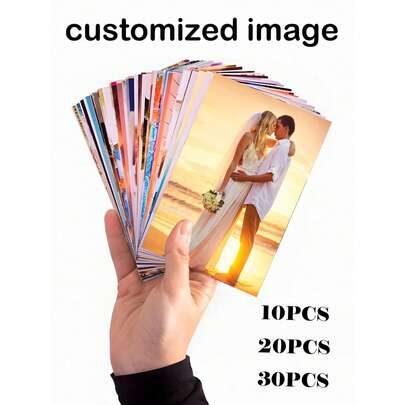 Custom Photo Printing, 10pcs/20pcs/30pcs, High Quality Printing, Holiday Photos, Couple Photos, Customized Christmas Photos ,For Family