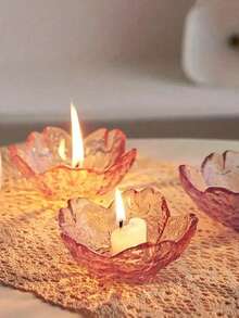 1 قطعة/3 قطع من حاملات الشموع الزجاجية الزخرفية الفنية، حاملات شموع زهور الكرز، حاملات شموع زهرية، حاملات شموع مركزية لطاولة الحفلات والطعام، ديكور طاولة الزفاف، حاملات شموع لطاولة الطعام والزفاف والحفلات وديكور المنزل (الشموع غير مشمولة)