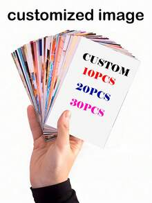 Custom Photo Printing, 10pcs/20pcs/30pcs, High Quality Printing, Holiday Photos, Couple Photos, Customized Christmas Photos - Multicolor - View 1