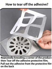 80/50/30/10/1pc Drainage Filter Cover, Used For Hair Plugs, Insect Proof Silicone Filters, Household Bathrooms, Kitchens, Bathtubs, Sinks, Cockroach And Odor Prevention,Shower & Tub Hair Catcher - Painless, Easy Installation, Drain Filter Stickers, Shower Kitchen Items Kitchen Accessories Kitchen Tools - Multicolor - View 9