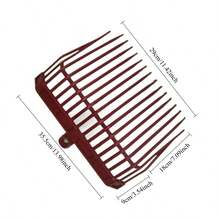 1pc 16-Tine ABS Plastic Hay Fork, Thick & Durable Hay Pitchfork, Lightweight Rust-Resistant Barn Cleaning Tool, Efficient Fodder Fork, Essential For Stable & Barn, Sturdy & Wear-Resistant, Labor-Saving & Practical, Horse Care Supplies