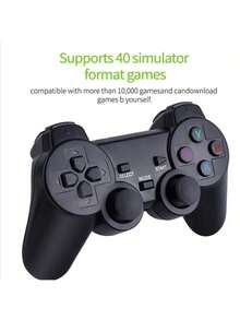 Consola de Juegos Retro Arcade: Controlador Inalámbrico Dual para Jugar en Pareja, Diseño Nostálgico, Ideal como Regalo de Año Nuevo, Fácil de Conectar a TV - Negro - Ver 7