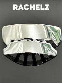 أغطية أسنان مصقولة ذات سطح ناعم بتصميم هندسي شبه منحرف لأسلوب الهيب هوب والسايبربانك للنساء والرجال، إكسسوارات مجوهرات للاستخدام اليومي والتنكري