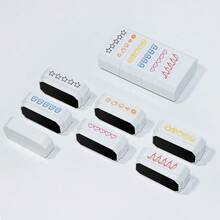 1 Set Of 6 Stamps: 5-Star Rating Stamp, Spicy Stamp, Heart Stamp, Drink Water Stamp, Weather Stamp, Mood Stamp - one-size - View 4