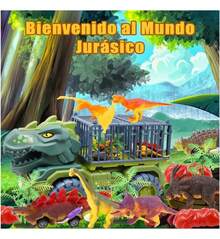Juguete De Vehículo Transportador De Dinosaurio Para Niños Lab.G - Verde - Ver 2