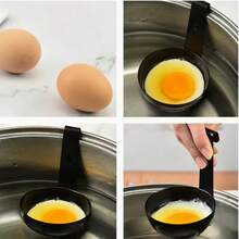 1 Pc Stainless Steel Egg Steamer With Heat-Resistant Black Handle – Quick & Easy Breakfast Maker For Soft & Hard Boiled Eggs, Compact Kitchen Gadget For Home, Dorm & Office, Durable Anti-Rust Material, Perfect Christmas Gift & Holiday Cooking Tool