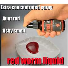 New Smelly Red Worm Liquid Fish Attractant Spray, Carp Fishing Bait Additive