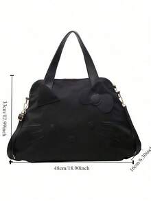 Sanrio Sanrio Christmas Decoration 1Pc Large Capacity Handbag Kawaii Anime Decorate Accessories Shoulder Bag Storage Tote Bags For Travel Gift (Some Parts May Be Random),Hello Kitty Bag,Anime,Boho Vibes,CatCartoon Character Katie, Large Capacity Multifunctional, Campus And Travel Sports Bag Fashion Bag