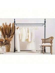 10pcs 17" Heavy Duty Gold Metal Hangers - Stainless Steel, Wide Spaced, Suitable For Coats, Suits, Essentials For Organizing | Modern Hanger Design | Durable Clothing Support, Garment Hangers - Gold - View 9