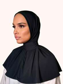 1 chiếc khăn trùm đầu thời trang, thanh lịch, kiểu dáng tối giản cổ điển, chất liệu vải modal mềm mại và thoáng khí, phù hợp cho sinh hoạt hàng ngày, lễ hội, tụ họp, cầu nguyện, đi biển, kỳ nghỉ. - Nhiều màu - Xem 12