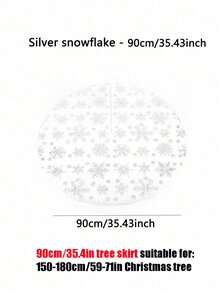 1pc-Faux Fur Christmas Tree Skirt White Plush Skirt For Merry Christmas Party Christmas Tree Decoration