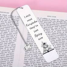 Spicy Fairy Tale Stainless Steel Bookmark - Perfect Gift For Women, Girls, And Book Lovers|Perfect For Romantic Readers, Bookworms, Birthday, Valentine's Day And Christmas, Book Nerd, Reading Gift, Book Club, Friends - Hs522 - View 5