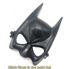 1pc Warner Bros. Batman Mask - Durable Plastic Adult Costume Mask With Pointed Ears And Fangs Design, Street Style Character Cosplay, Suitable For Halloween, Christmas, Thanksgiving And Parties, Halloween Costume | Street Style Mask | Durable Plastic Mask - Multicolor - View 7