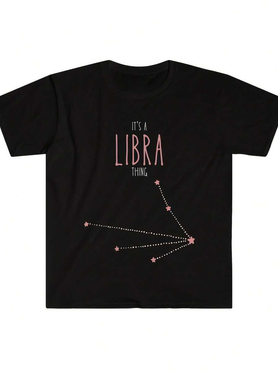 It's A Libra Thing Softstyle T-Shirt'-- Funny Printed Casual T-Shirt, 2938% Cotton, Round Neck, Regular Style, Perfect Valentine's Day/Christmas Gift For Your Boyfriend/Husband - 款式4 - 查看 1