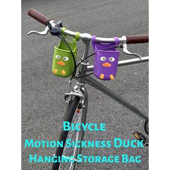 Durable Silicone Bike Cup Holder - Easy Installation, Motion Sickness Duck Design,Multi-Bottle Capacity, Durable & Foldable Design For Bicycles, Strollers & Scooters, Accessory Storage | Flexible Cup Holder | Secure Bottle Holder