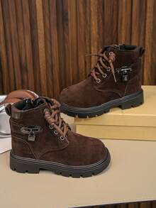 Kinder Herbst/Winter Neue Stiefel, Britischer Stil, Mädchen Vintage Stiefel, Jungen Ankle Boots