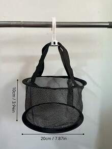 1 Secadora plegable de color verde, blanco y negro, para ropa, calcetines, bolsa de malla, artesanía de productos secos, a prueba de moscas, secado fresco, artesanía de almacenamiento - Multicolor - Ver 26