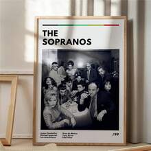 1张海报：复古黑帮电视剧艺术海报帆布画墙面装饰房间家居装饰（无框） - 彩色 - 查看 2