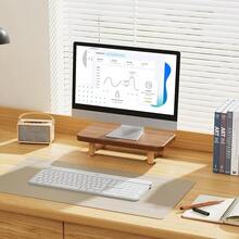 Monitor Stand - Wood Monitor Stand Riser For Laptop Computer/TV/PC/Printers, Dual Monitor Stand Riser{Inchsize_nameinch:InchWalnut15.75ininch} - Walnut15.75in - View 6