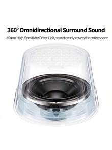 BS6 Portable Bluetooth Speaker: Stereo Sound, Magnetic Stand Design, Waterproof And Dustproof, Long Battery Life, Suitable For Both Indoor And Outdoor Use, Stable Bluetooth Connection, Silver-White.