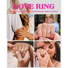 Cubic Zirconia Gold Rings Women Non Tarnish  Dainty 14K Gold Plated Stackable Princess Cut Engagement Ring Set Wedding Promise Rings Her Jewelry Size 6 8 9 10 11 - B-2 chiếc Nhẫn đính hôn hình quả lê + 10 - Xem 5