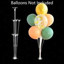 8pcs Balloon Arch Stand Set, Includes Tabletop Balloon Stand With Self-Adhesive Base, Balloon Column Stand, Balloon Accessories, Suitable For Birthday Party, Wedding Anniversary, Halloween, Christmas, Balloon Decoration (Balloons Not Included) And Home Christmas Decor - White - View 11