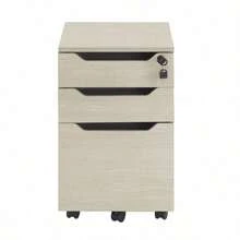 Office Storage Cart - Casual + Natural + Solid Wood - View 3