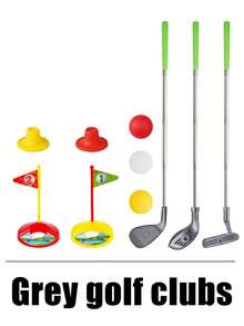 儿童高尔夫玩具套装，幼儿园训练休闲早教启蒙球类活动，室内/室外亲子互动模拟运动击球游戏练习俱乐部，户外公园，男孩女孩婴儿益智运动套装，男孩女孩生日礼物