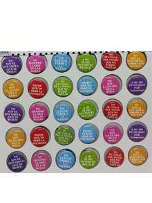 Nuestra Boda Botones Metálicos Decoración Fiestas 2 Cm Bodas 2cm 30pz Boda Adorno - Multicolor - Ver 3