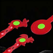 1个5.5英寸金属枪靶，厚度3毫米，360°旋转，树插式靶，稳定耐用，易于安装，红绿双色射击练习系统，松鼠和兔子图案，适用于狩猎、气枪、射箭和弹弓射击练习，独特的圣诞节、感恩节和新年礼物 - 彩色 - 查看 6