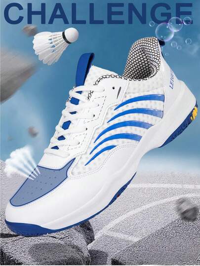 Men's Badminton Shoes, Excellent Durability, Outstanding Slip Resistance, Breathable Mesh. Training Shoes Suitable For Indoor And Outdoor Badminton Sports. Also Applicable For Squash. Suitable For Various Courts, Enabling Comprehensive Training.