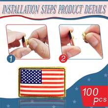 Bộ 2 ghim cài áo hình cờ, huy hiệu tráng men hình giọt nước sóng và ghim cài áo bằng hợp kim từ khắp nơi trên thế giới, được làm từ hợp kim và nhựa, thích hợp cho các dịp lễ kỷ niệm và trang trí hàng ngày. - Nhiều màu - Xem 2