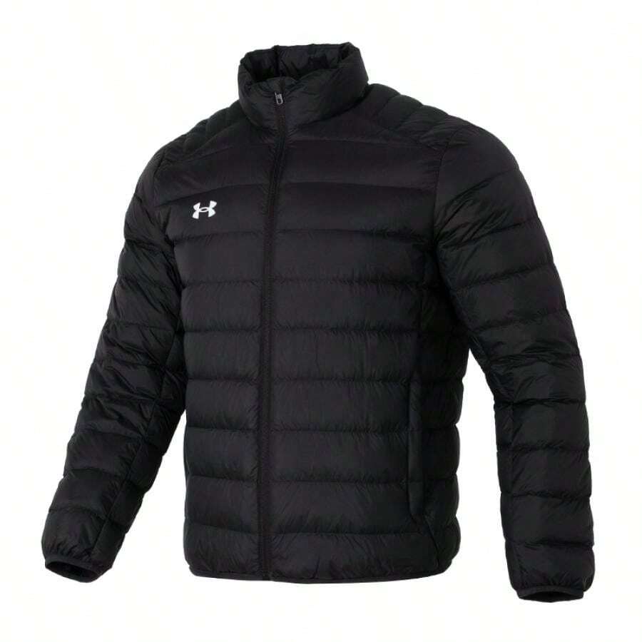 Under Armour Unisex Lightweight Down Jacket, Warm Stand Collar, Puffy & Loose Fit Sporty Casual Outerwear - Black - View 1